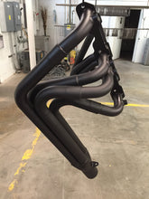 Load image into Gallery viewer, ZyBar midnight black long tube headers with midnight black coating applied to it