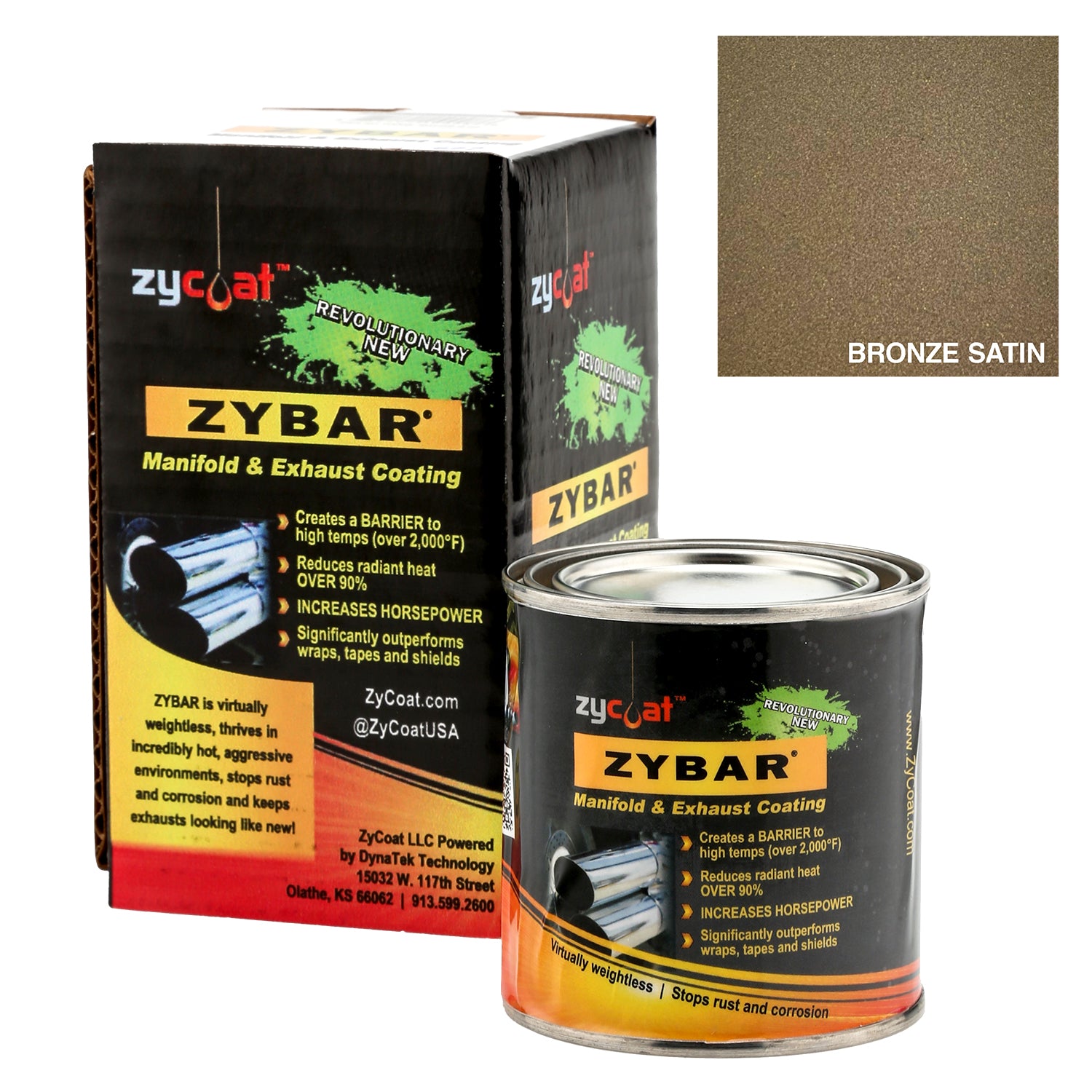 ZyBar 8oz Thermal Coating - Bronze, Black, Gray, Aluminum colors