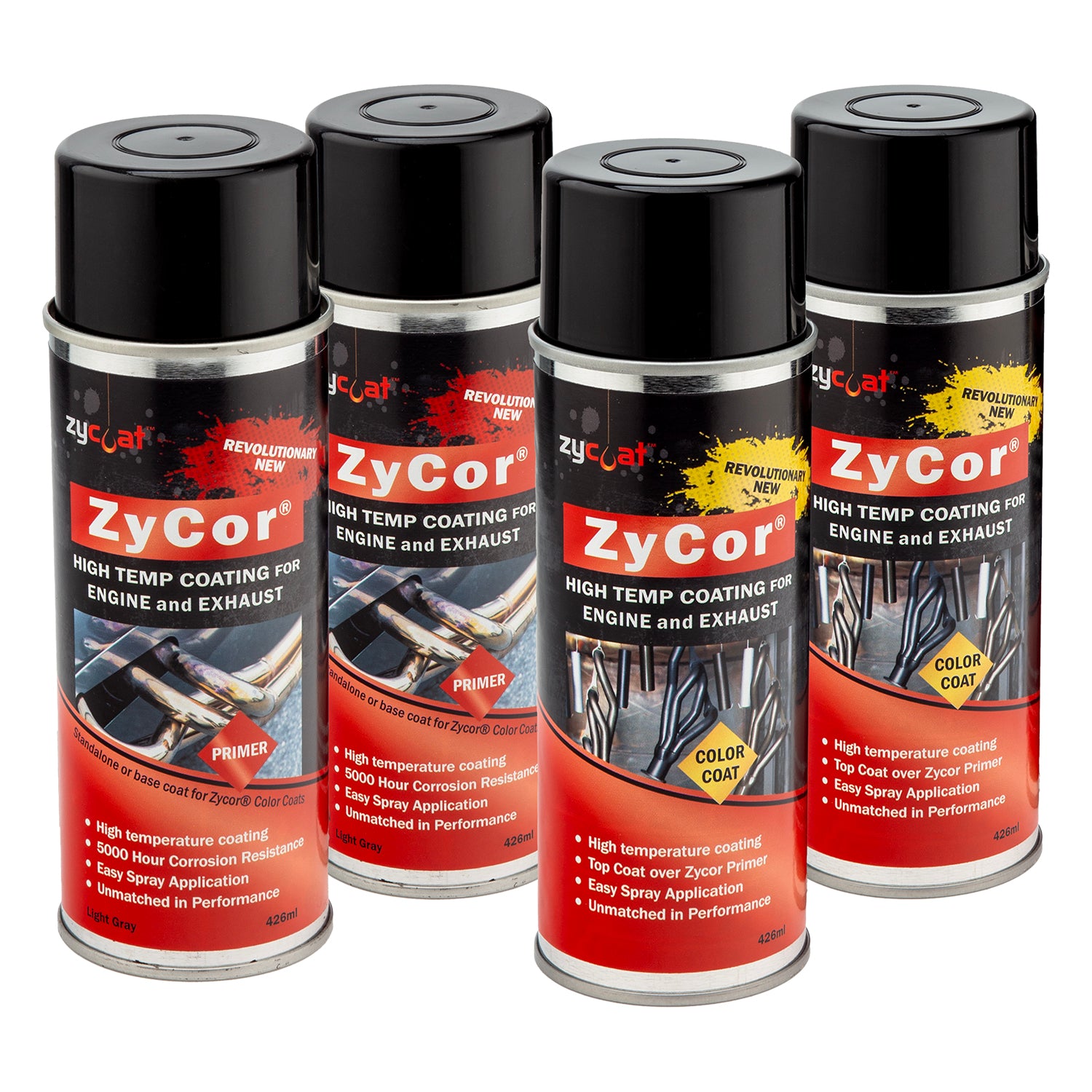 青黒COMPLEX ZyCor Bitchin Black/Primer Quad Pack – ZyCoat